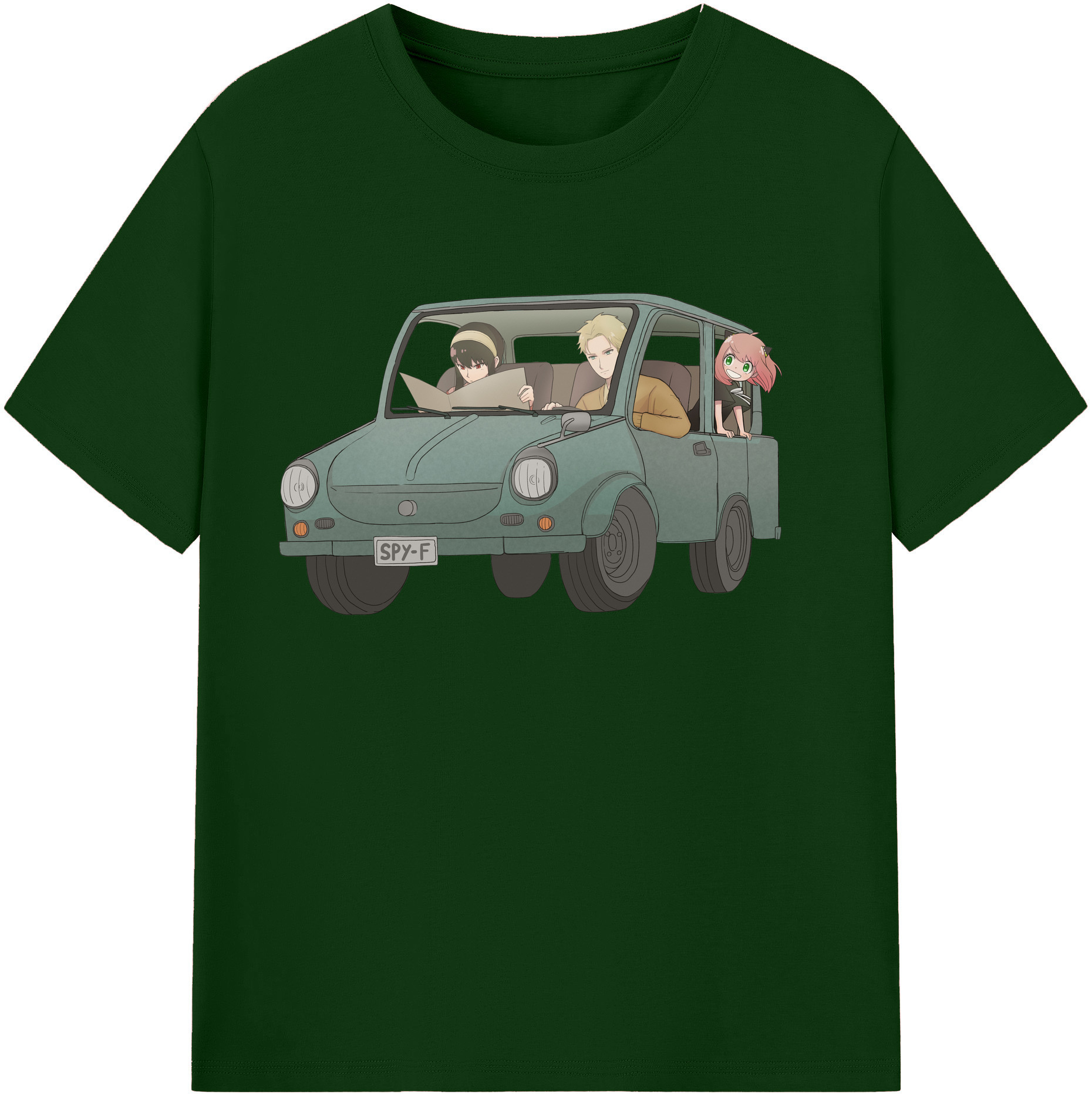 （画像用） SPY×FAMILY间谍家家酒 綿100％半袖Tシャツ（フロントプリント）